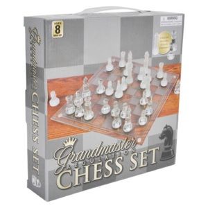 Mini Glass Chess Set